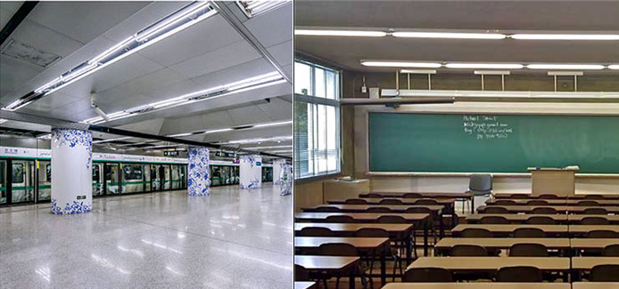 Vỏ đèn tuýp LED do JE sản xuất dành riêng cho việc chuyển đổi đèn tuýp LED trong nhà để xe ngầm