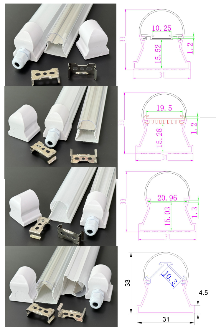 Cách mạng hóa trải nghiệm ánh sáng! JE ra mắt một nhà ở đèn tích hợp T8 mới, mở một kỷ nguyên mới của cuộc cách mạng cài đặt và hiệu quả năng lượng